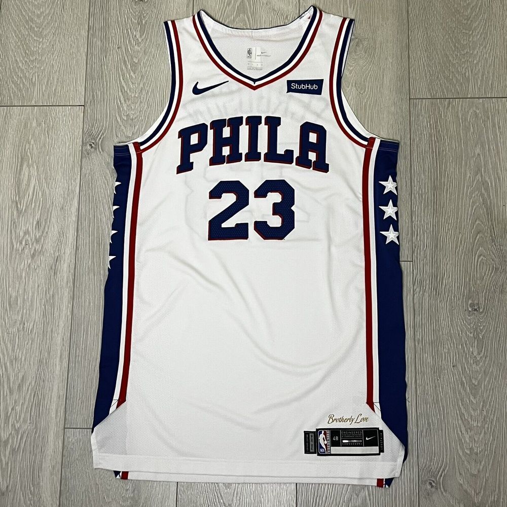 2020-21 Nike Philadelphia 76ers Team Player Game Issued Jersey Terrance Ferguson